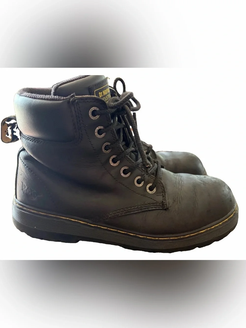 Dr. Martens Winch Steel Toe Work Boots mens size 11 black slip resistant